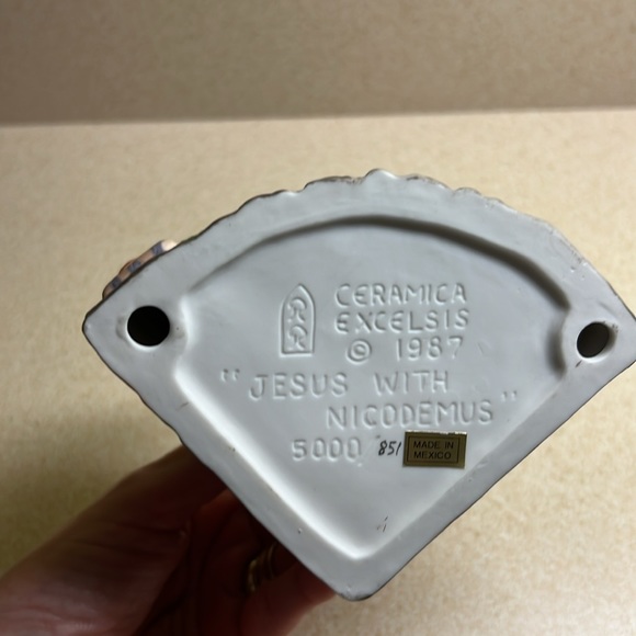Cerámica Excelsis Jesus with Nicodemus (1987) - Picture 4 of 4